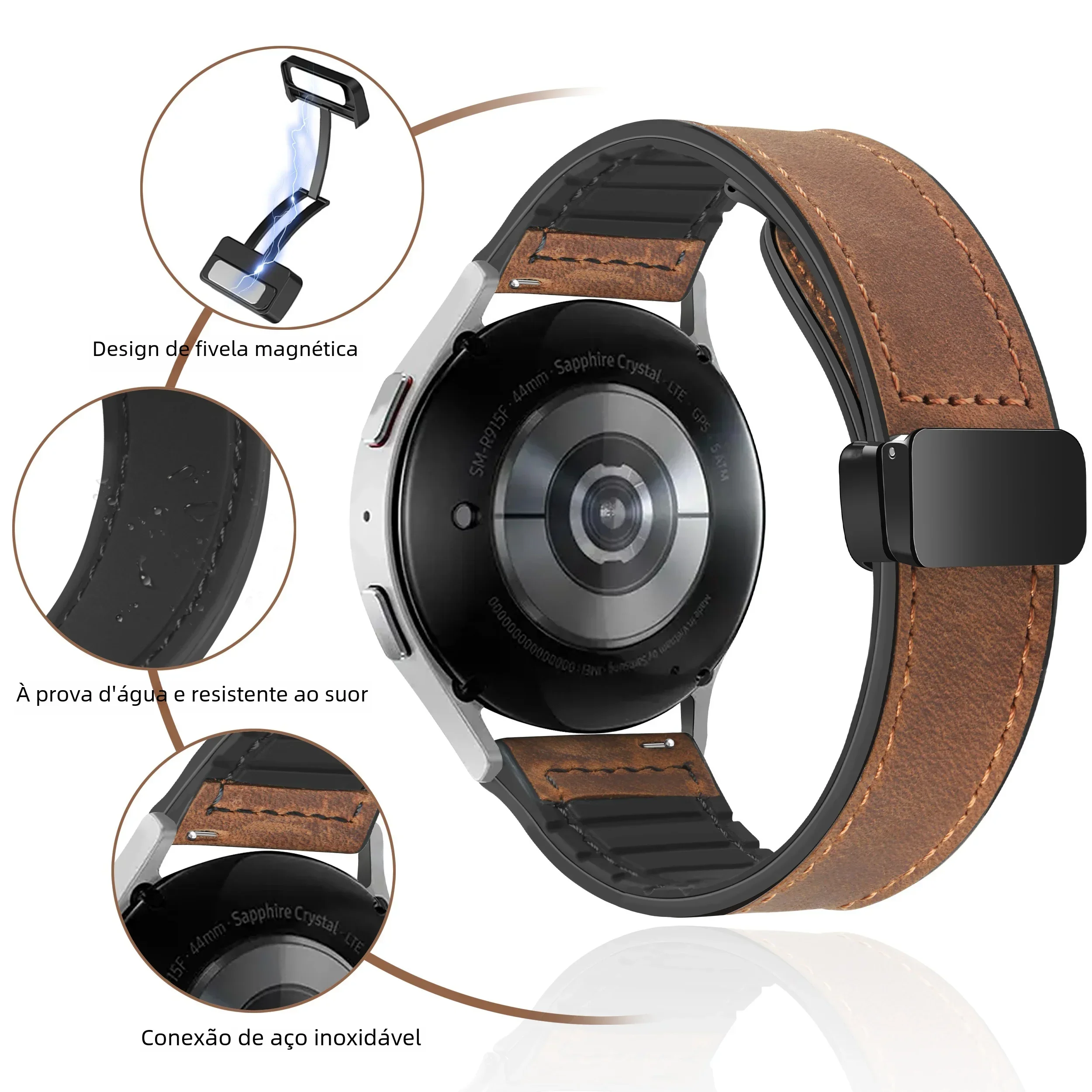 Leather Silicone Strap for Huawei Watch GT 5 4 46mm 41mm Band Wristband Bracelet for Huawei GT5 GT4 GT3 Pro GT2 20mm 22mm Strap