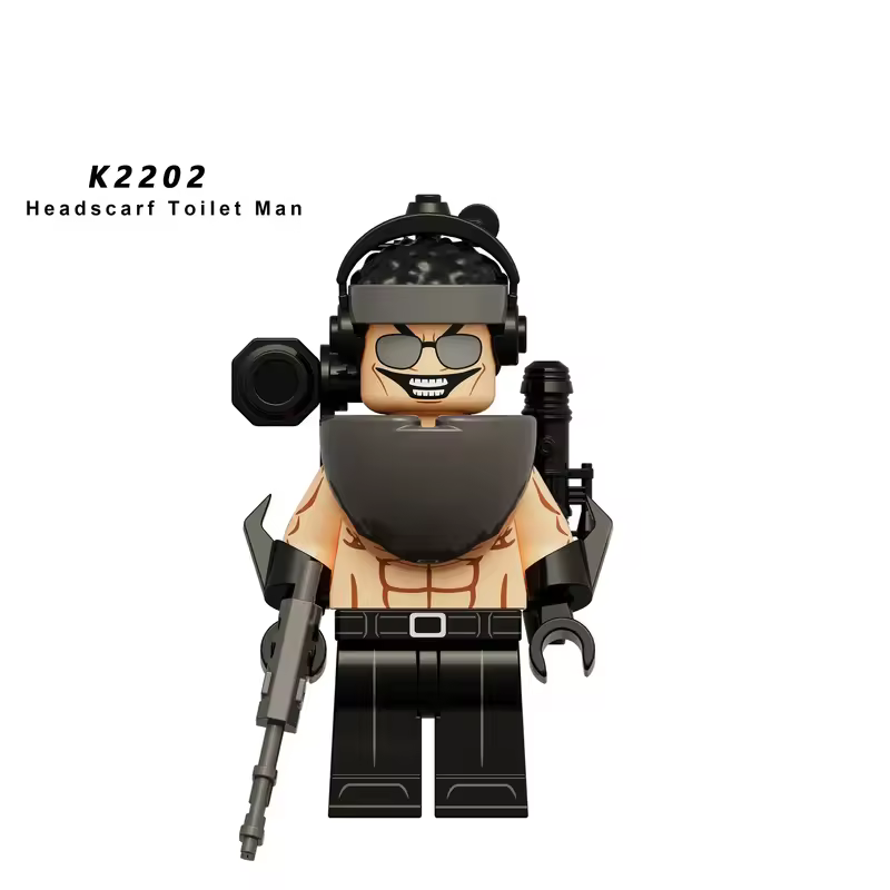 New KDL SWAT Skibidi Toilet Man Figures Anime Block Toys TvMan Titan Cameraman Speakerman Bricks Model Toy Birthday Gift - Image 68