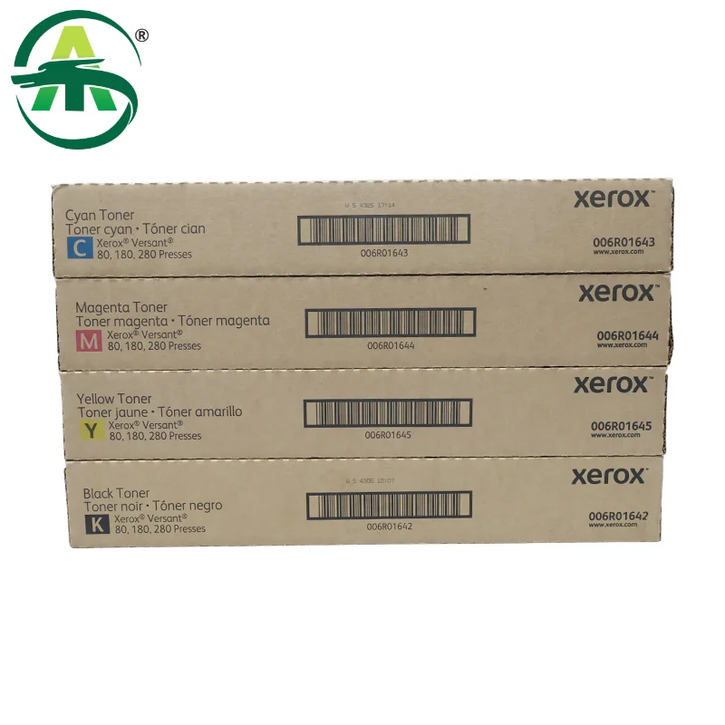 

1 комплект оригинальных и новых тонеров для американской версии для Xerox Versant 80 180 280 V80 V180 V280 006R01642 006R01643 006R01644 006R01645