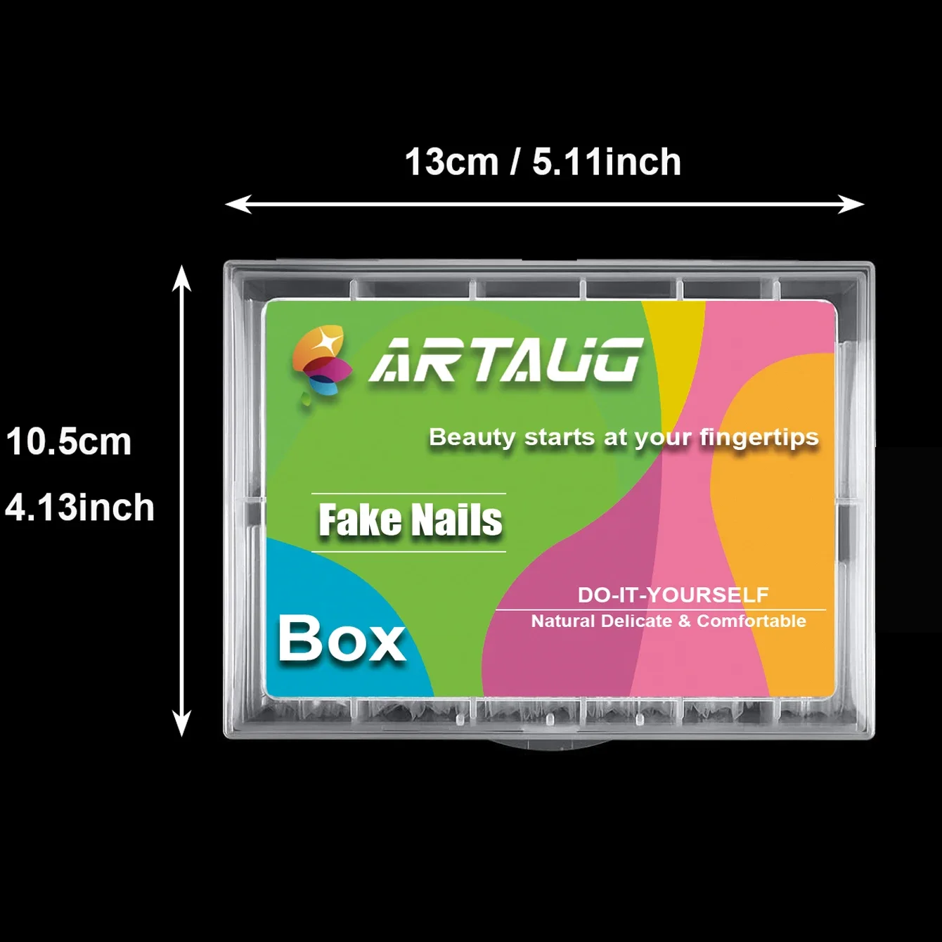 288 قطعة أظافر صناعية لامعة 12 مقاسات/صندوق بلون سادة اضغط على الأظافر غطاء كامل قصير أظافر صناعية من الأكريليك الاصطناعي