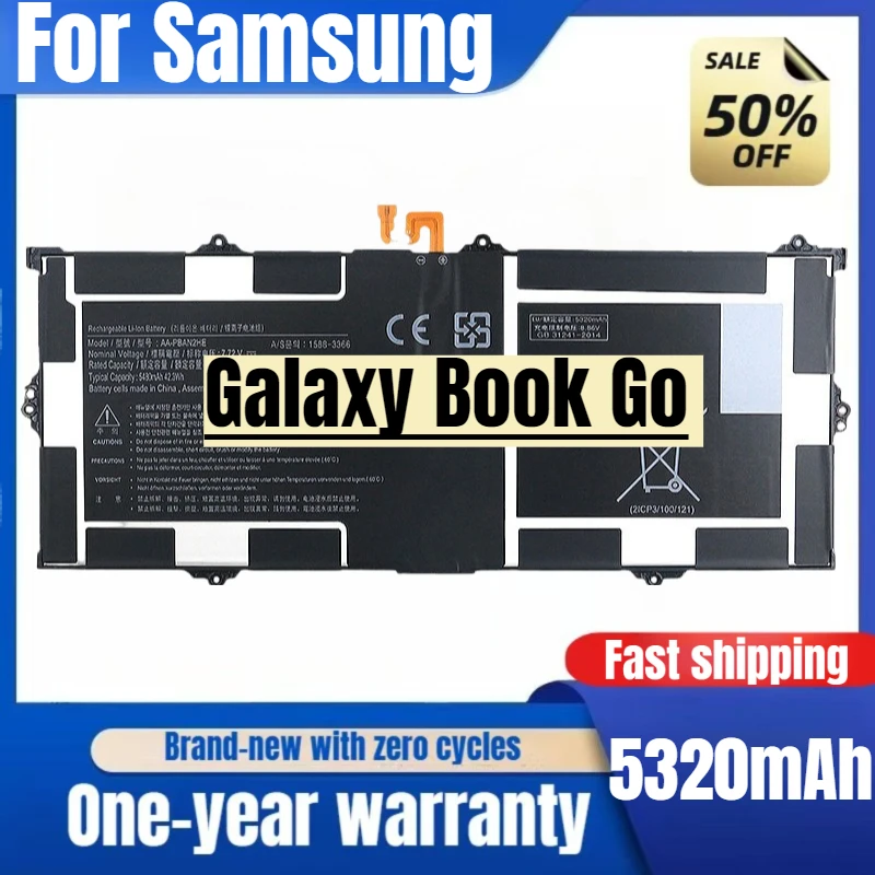 

For Samsung Galaxy Book Go AA-PBAN2HE Laptop Battery New Arrival High Capacity Battery High Quality Replacement Batteries