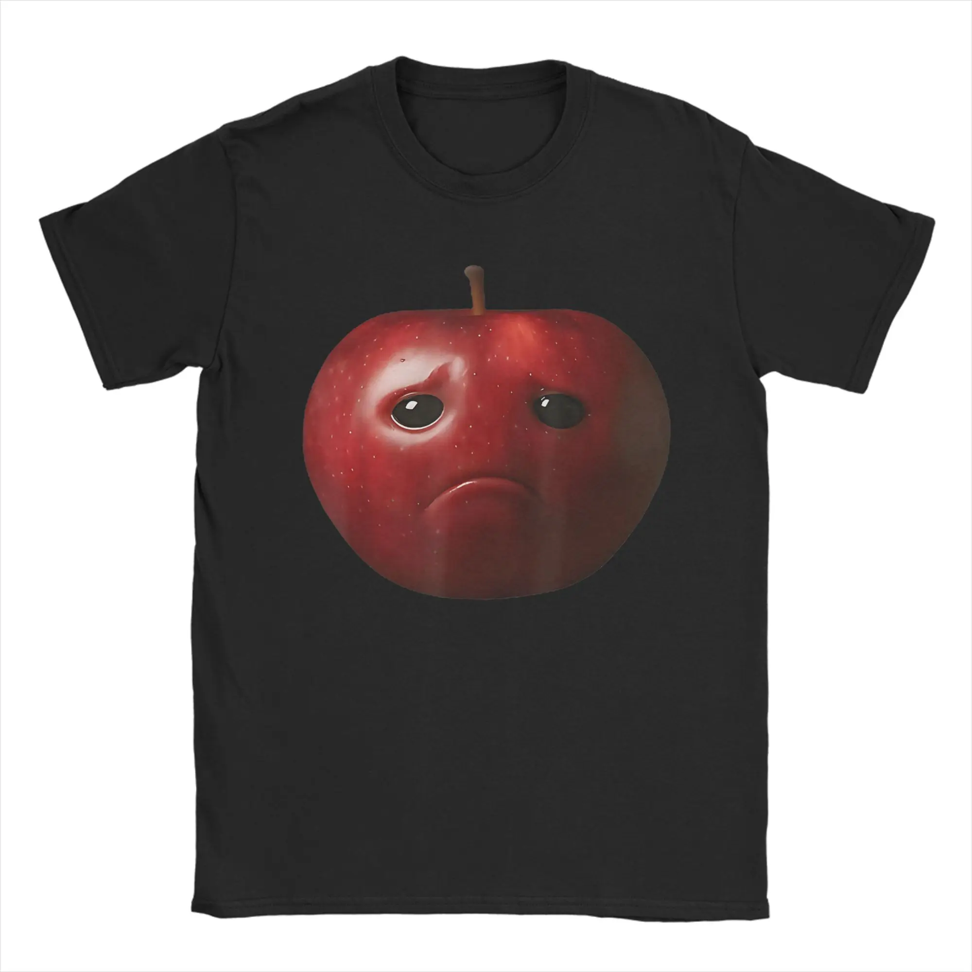

Funny Silly AI Apple Brainrot Fruit Lovers T Shirt For Men Beach Streetwear T Shirts O-Neck Popular Tee Shirt Big Size Clothing