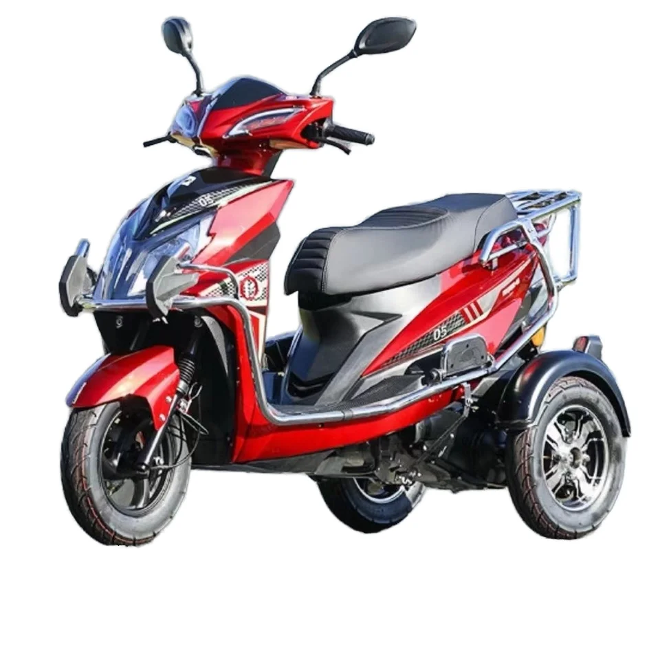New 150CC Engine Electric Home Carrier 60V Voltage Three-Wheeled Motorcycle with Double Takeaway Card Access