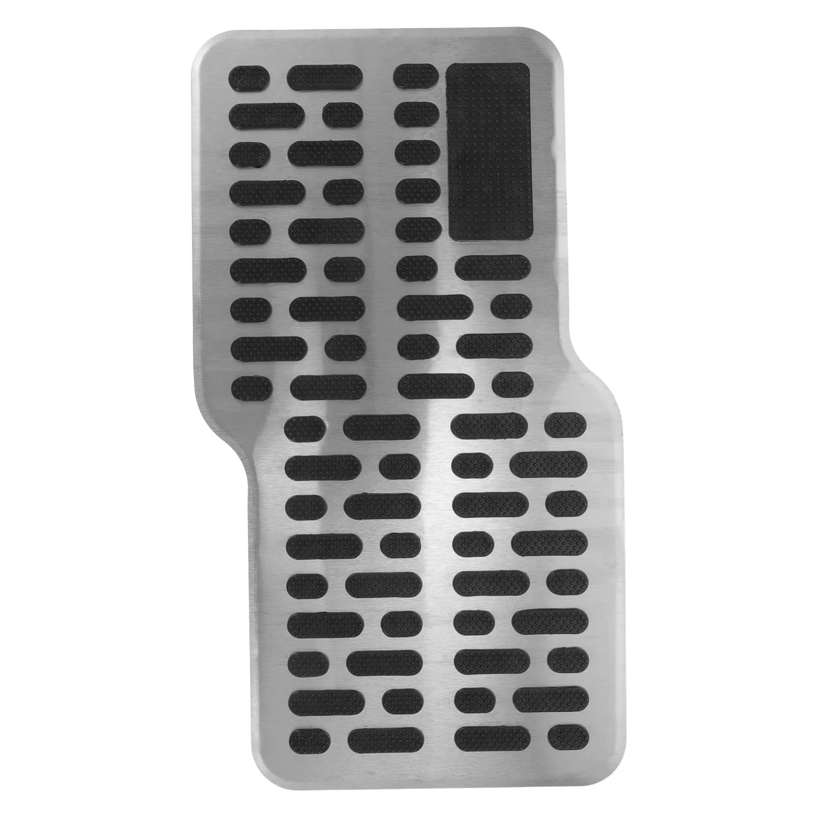Thickened Stainless Steel Brake Pedal Cover Extender for Short Drivers Widened Anti-Rust Car Pedal Pad Automotive Accessory