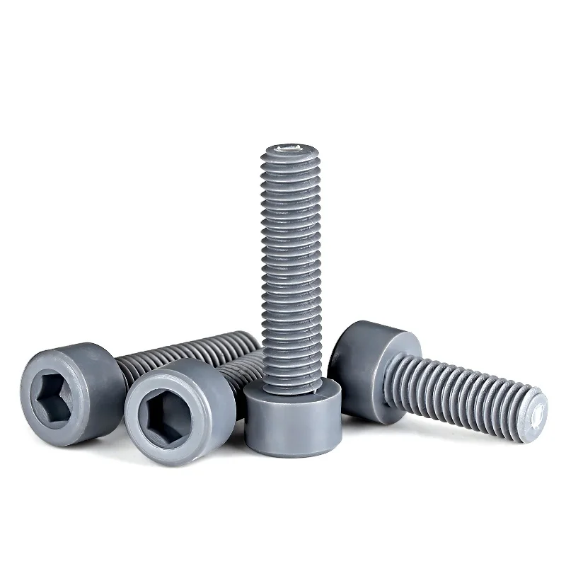 Weiyi M3 M4 M5 M6 M8 M10 PVC Sechskant-Innensechskantschraube aus Kunststoff, korrosionsbeständig, säure- und alkalibeständig, isolierende Inbusschraube – Detail 3