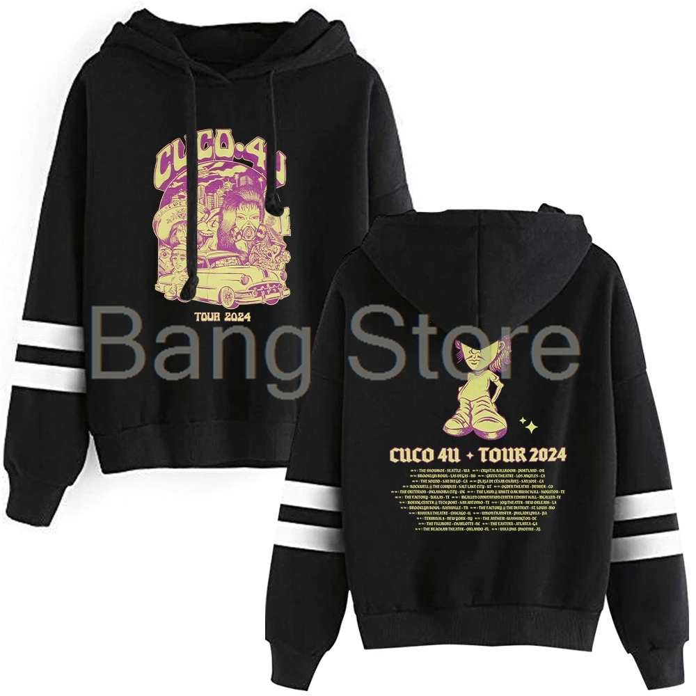 

Cuco 4U Tour Pullover Hoodie Women Men Hooded Sweatshirt Fashion Long Sleeve Tracksuit