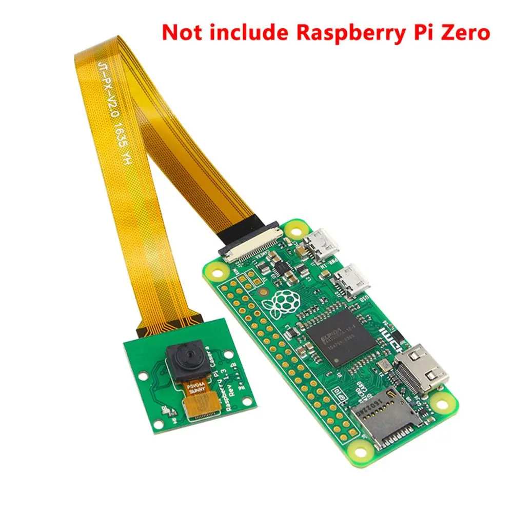 عملي مع كابل محول وحدات Raspberry Pi وحدة كاميرا الويب Raspberry Pi Zero