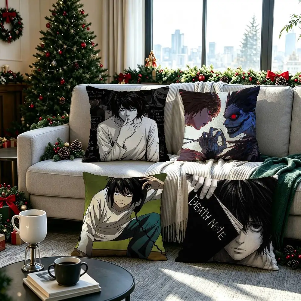 Anime Death Note  Pillow cover gift High definition digital printing,Surprise  vivid pattern Household.