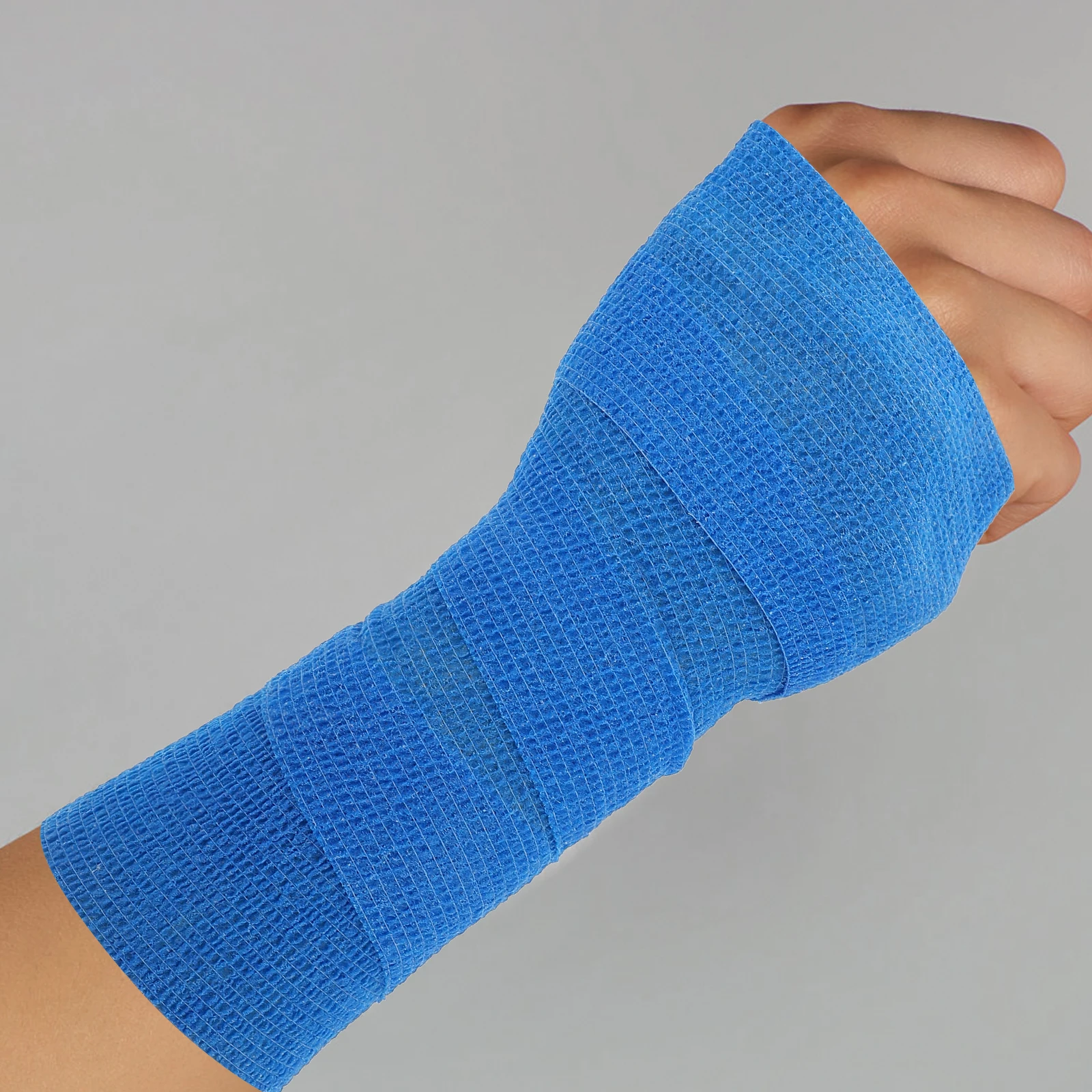 

12 PCS Self Adhesive Bandage Non-woven Vet Wrap Bandages Foot Compression