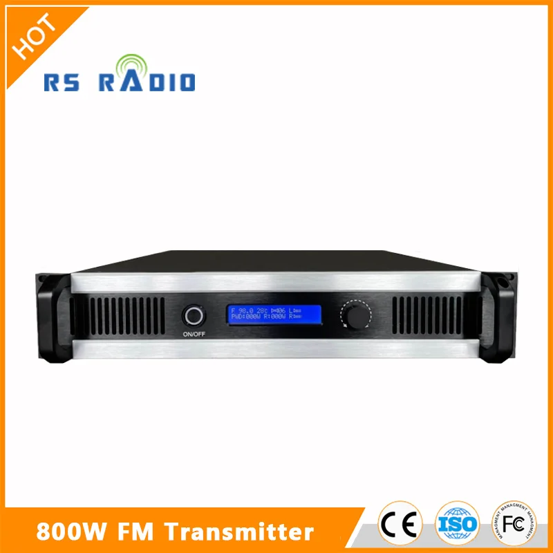 Broadcasting Equipment 800W 800 Watts FM Transmitter For Radio Station