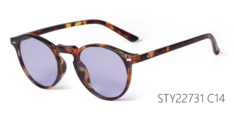 Vintage Mode Runde Sonnenbrille für Damen und Herren 2024 Markendesign Retro Nieten Gelbe Blaue Gläser Eckige Sonnenbrillen Unisex – Detail 15