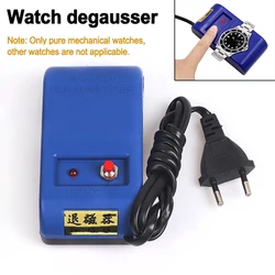 Watch Demagnetizer Mechanical Quartz Watch Repair Tool Electrical Professional Demagnetize Tool for Watchmaker EU Plug