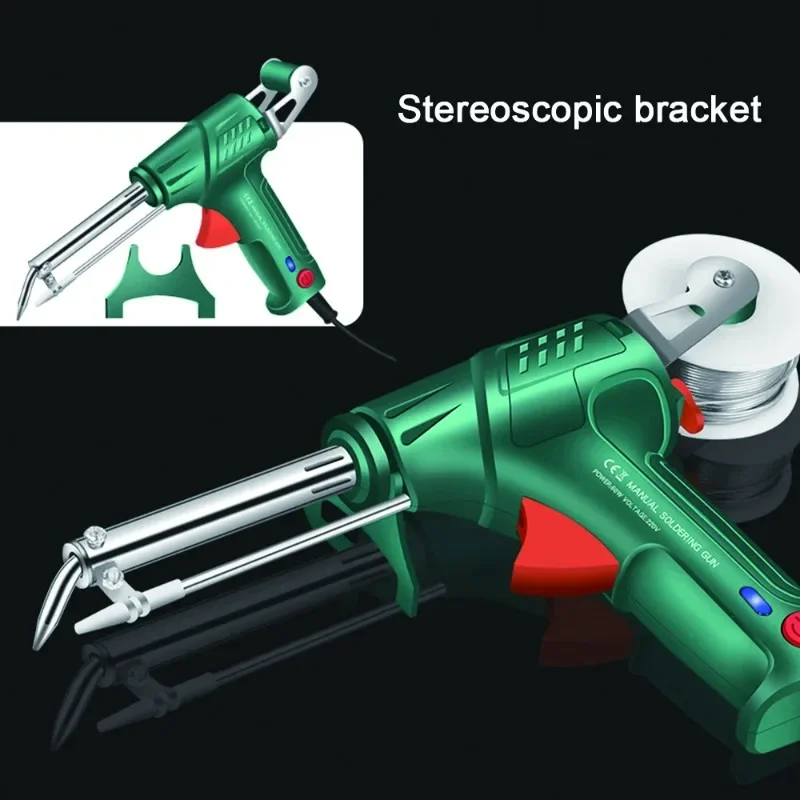 Imagem -03 - Pistola de Solda Elétrica Manual Aquecimento Interno Conjunto de Ferro de Solda Elétrico Multifuncional Alta Potência Kit de Ferramentas de Reparo