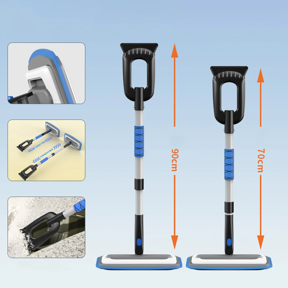 قابل للفصل بشكل مريح 28 بوصة لأداة إزالة الثلج المعدات الأساسية لكل منهما للسيارة في موسم الشتاء #3