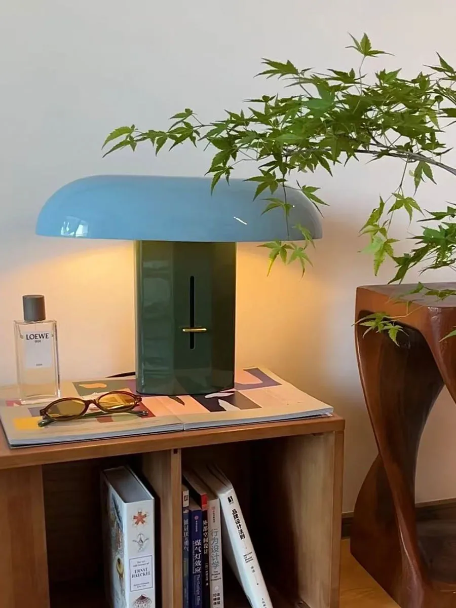 القرون الوسطى شخصية الجدول مصباح الفطر مصباح غرفة المعيشة مصباح أرضي غرفة نوم السرير ضوء غرفة الديكور LED أضواء الألومنيوم #3