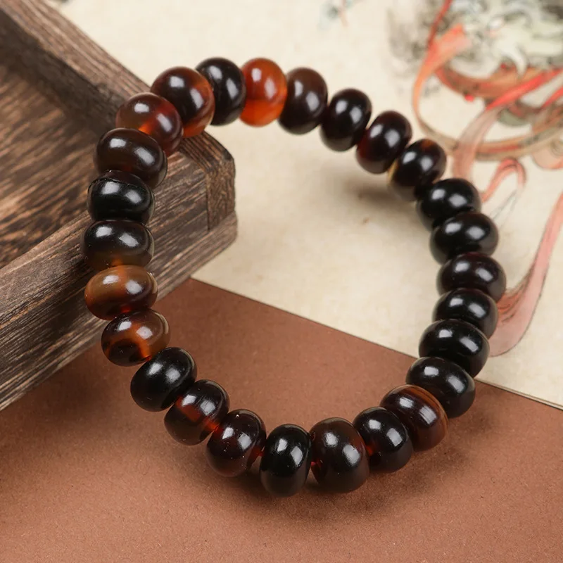 New Imitation Pangolin Ethnic Style Beaded Bracelet Abacus 108 Pieces Buddha Beads Rosary Hor