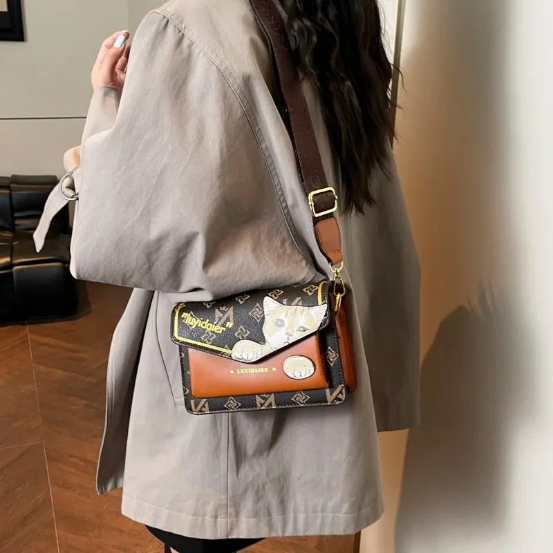 

Classic Luxury Vintage Diaper Bags For Ladies Parisian Elegant Messenger Bag Simple Crossbody Bag High-End Fashion Tote Bag Best