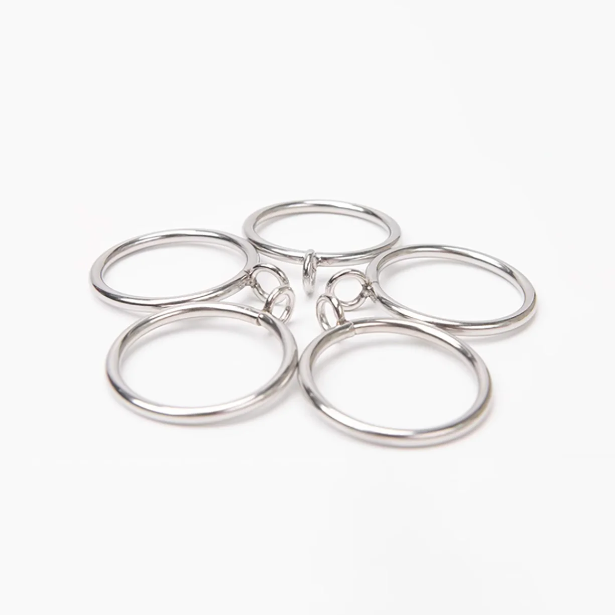 Anneau de Rideau de Douche en Acier Inoxydable 304, Accessoire D.lique