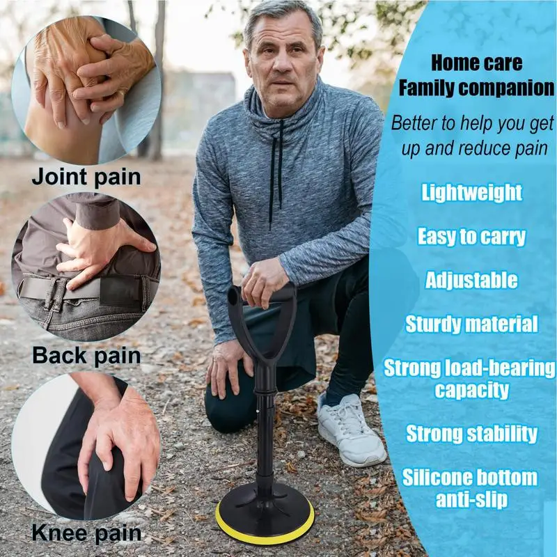 Standing Aid Standing Assistance Adjustable Supports Equipment For Elderly Seniors Solid Stable Supports Standing Aid Device To