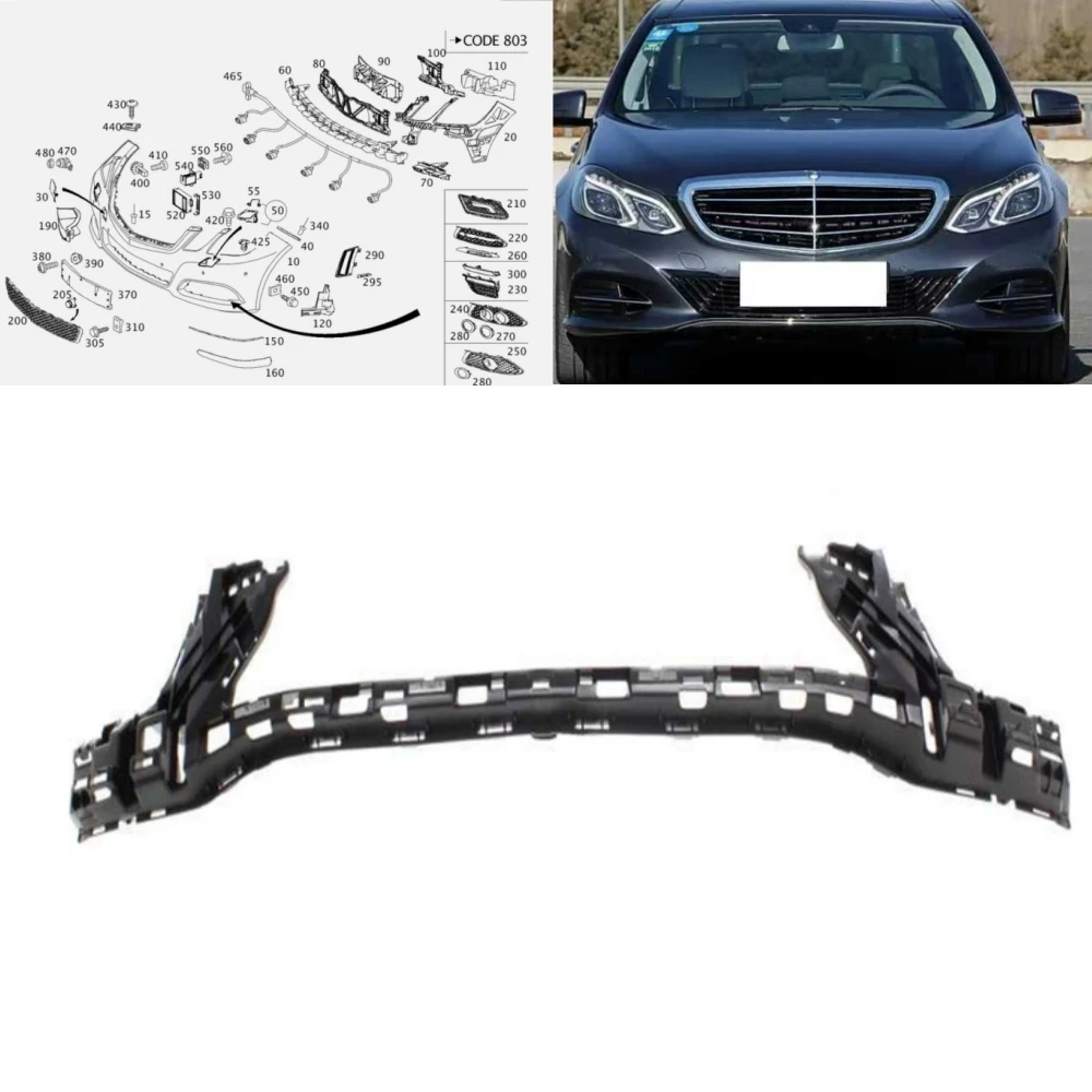 

Front Bumper Reinforcement A2128854965 For Mercedes Benz E-Class W212 2014-2015 E250 E300 E350 E400 E550