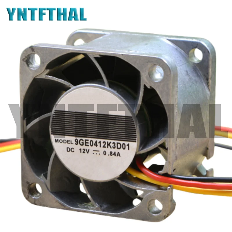 Well Tested 9GE0412K3D01 4CM 4028 12V 0.84A  3 Lines High Temperature Cooling Fan