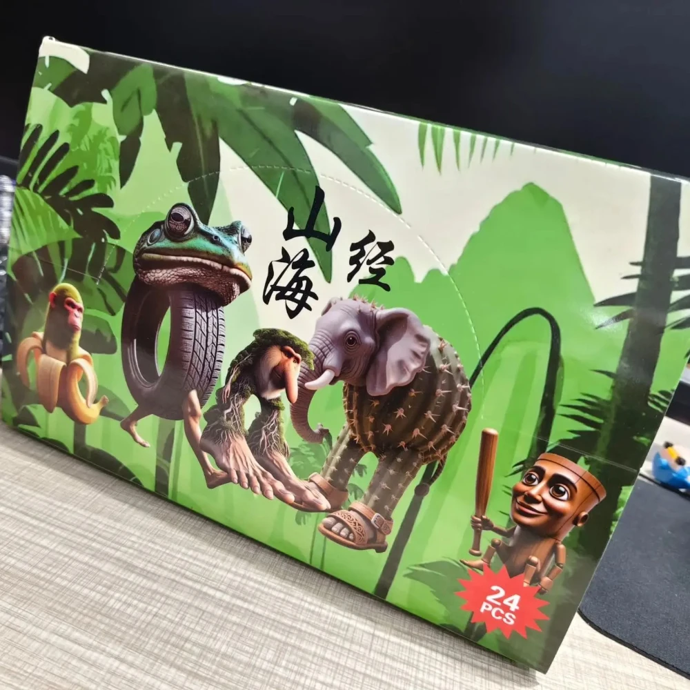 24PCS 이탈리아 Brainrot 블라인드 박스 장난감 Tungtungtung Sahur Tralarero Tralala Bombardinocrocodilo 피규어 열쇠 고리 생일 선물