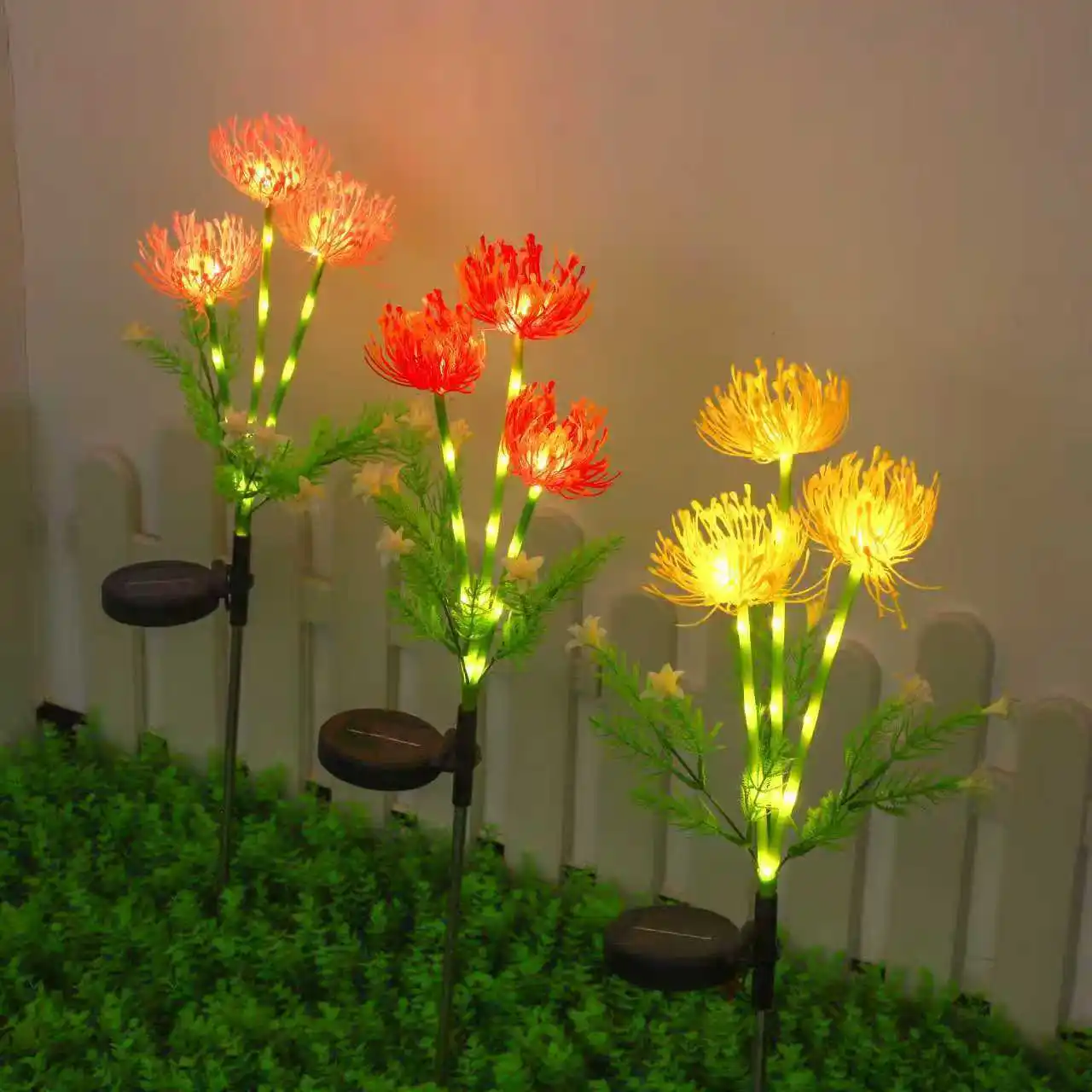 

2026 уличное украшение сада, солнечные фонари, береговые цветы, подходящие для украшения газона на открытом воздухе двора N016