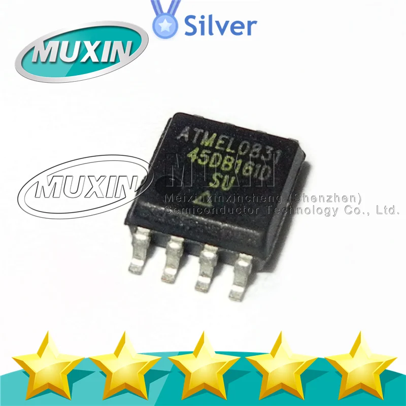 AT45DB161D-SU SOP8 Electronic Components AT45DB161E-SHD-T AT45DB321D-SU AT8870 AT88SC1608 AT9110H New Original AT93C86