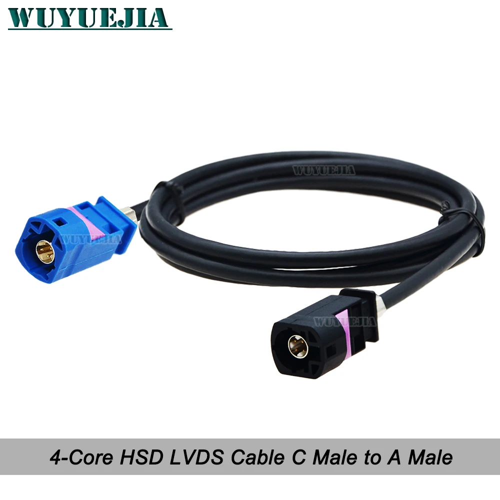Cavo HSD Z LVDS Femmina-femmina 100 Cm – 4 Core Dacar 535 Per Retrofit Navigazione E Telecamere – Per BMW, Audi, VW, Mercedes, Citroen