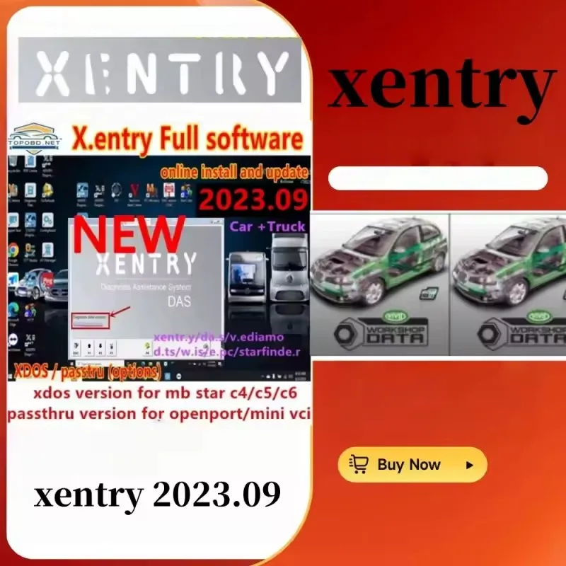 

2023.09 Xentry Full Software Diagnostic Tool with 512GB SSD for MB STAR C4 C5 C6 DOIP VCI Openport 2.0 Xentry Das Wis EPC Starfi