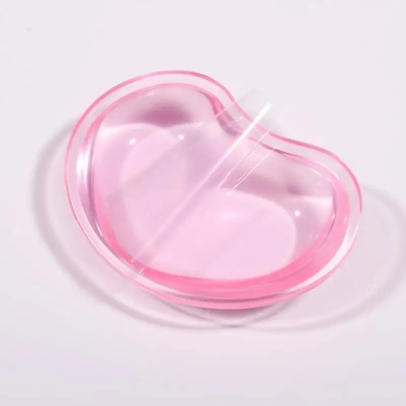 R53C Candy Color Ergonomic Mouse Pad Wrist Support Gaming Mouse Gel Wrist Rest Mat Fashion Silicone Heart-shaped Wrist Pad