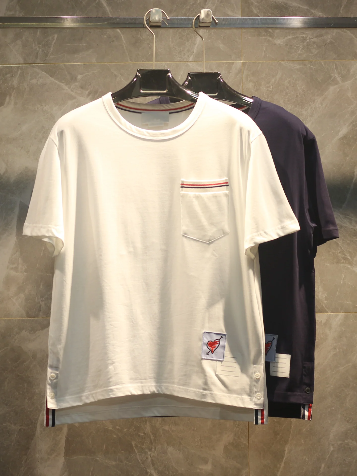 

Элитная летняя футболка из чистого хлопка свободного кроя с принтом в виде сердца, дышащая, удобная, для повседневной носки