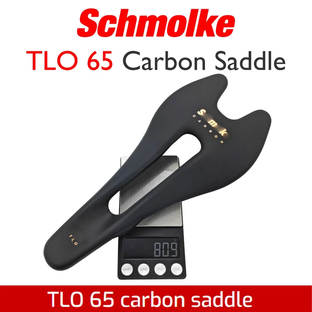 Black Painted TLO 65 Saddle / Carbon Road Saddle / Gravel Saddle / Ultralight Saddle 7×9mm / MTB Saddle / 75g / Bicycle Saddle