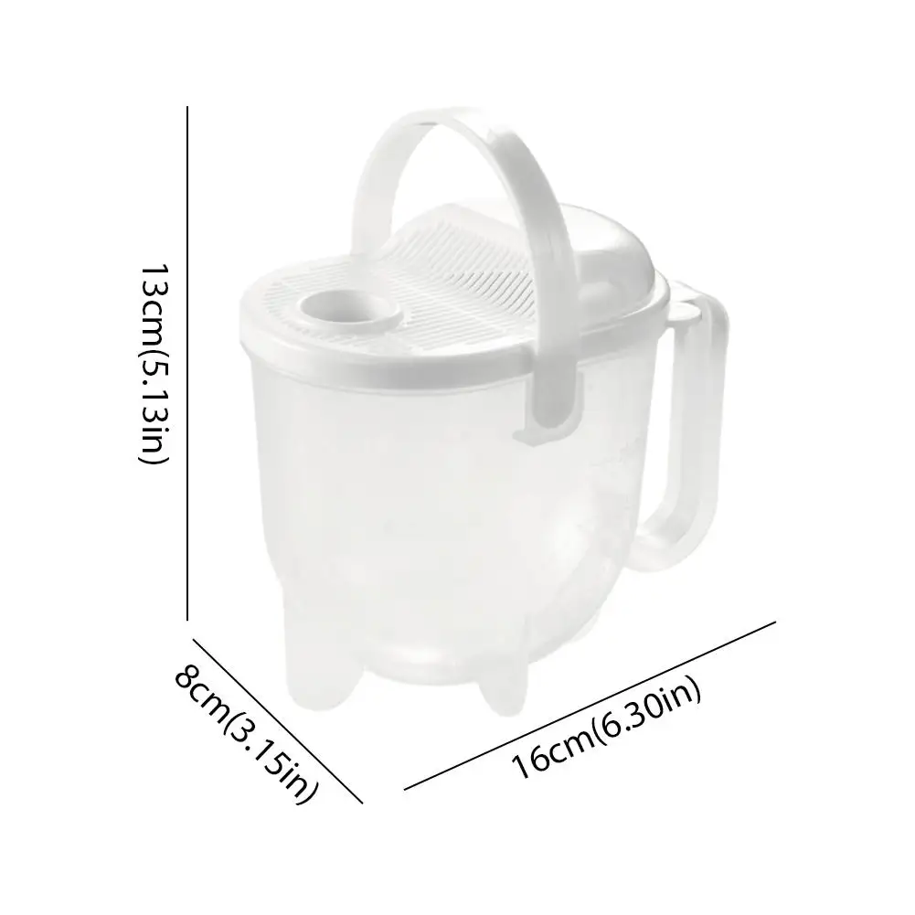 1pcs Rice Washing Automatic Device Multifunction Quick-Clean Grain Washer Machine with Secure Latch Efficient Colander Kitchen - view 6