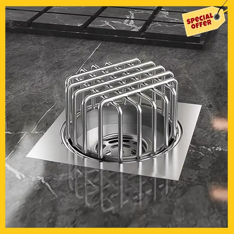 

Крышка для слива пола, сетчатый фильтр из нержавеющей стали, антиблокирующая крышка канализационного фильтра для ванной комнаты, балкона, на открытом воздухе