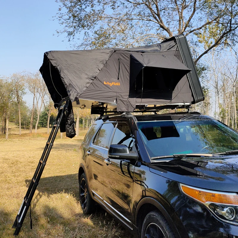 

Car Roof Top Tent, 2-3 Person Sunroof Rooftop Tent, Outdoor Camping Tent, Quick Opening Mobile Bedroom with Telescopic Ladder Wa