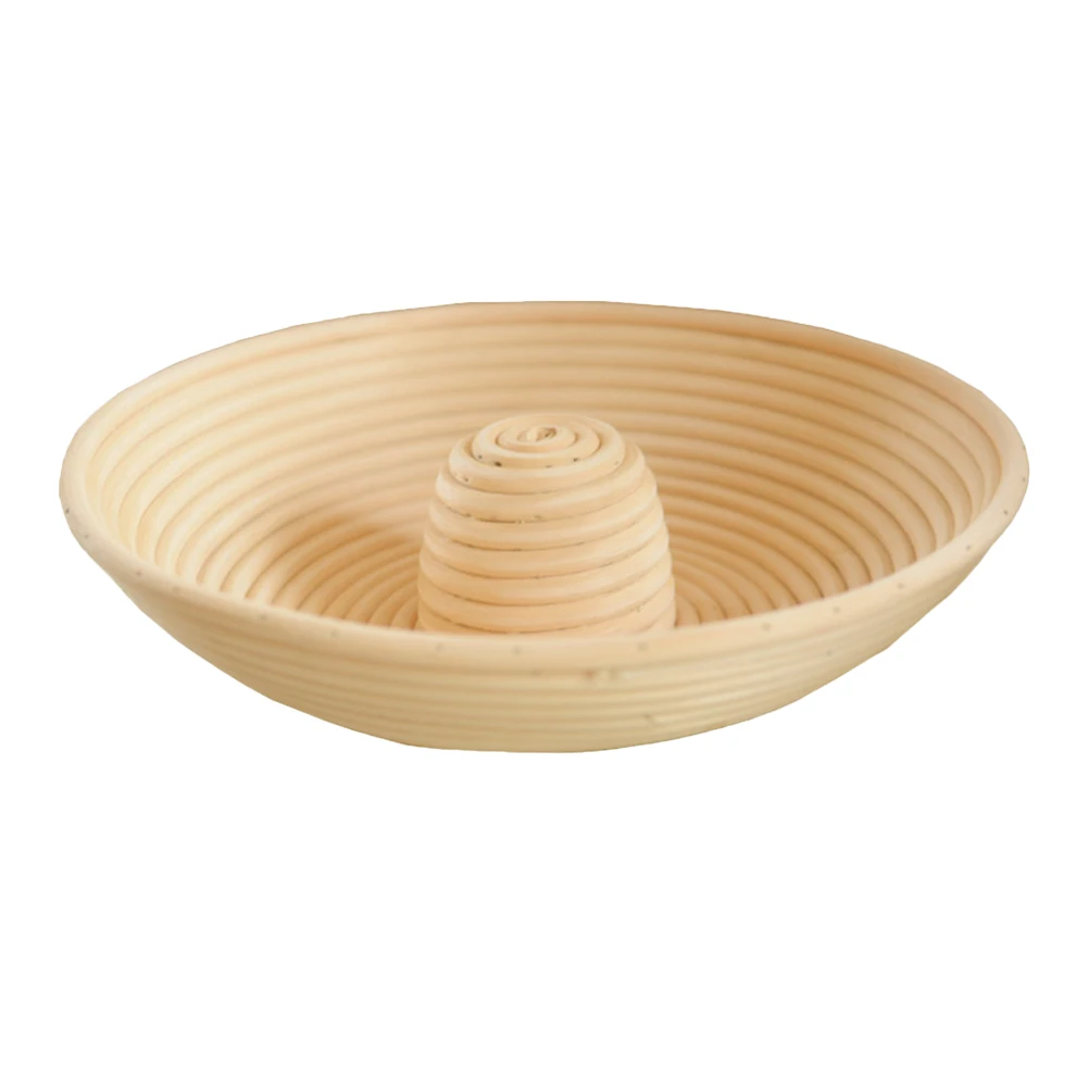

1pc Bread Proofing Bowl Natural Rattan Reusable Sourdough For Bread Banneton Basket Home Baking Tool Baking Basket