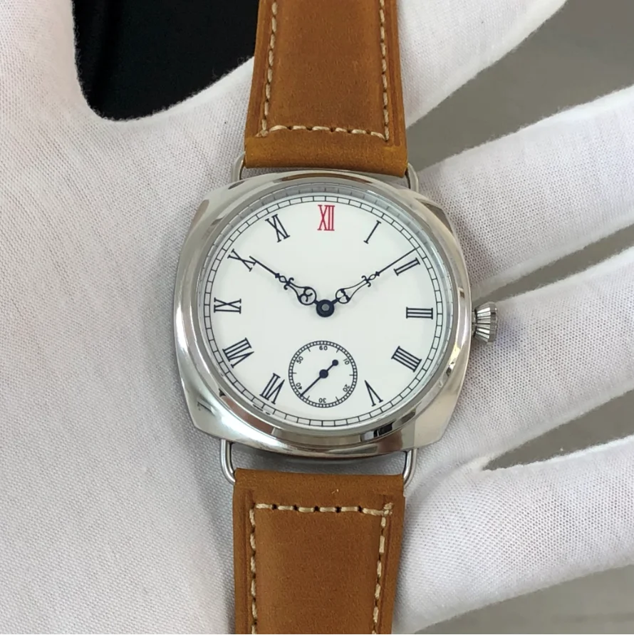 47mm ST3621 Watch Sapphire Crystal Or Mineral Glass No Logo CN 6498 Movement Mechanical Men's Watches Luxurious Gift GR0821-26