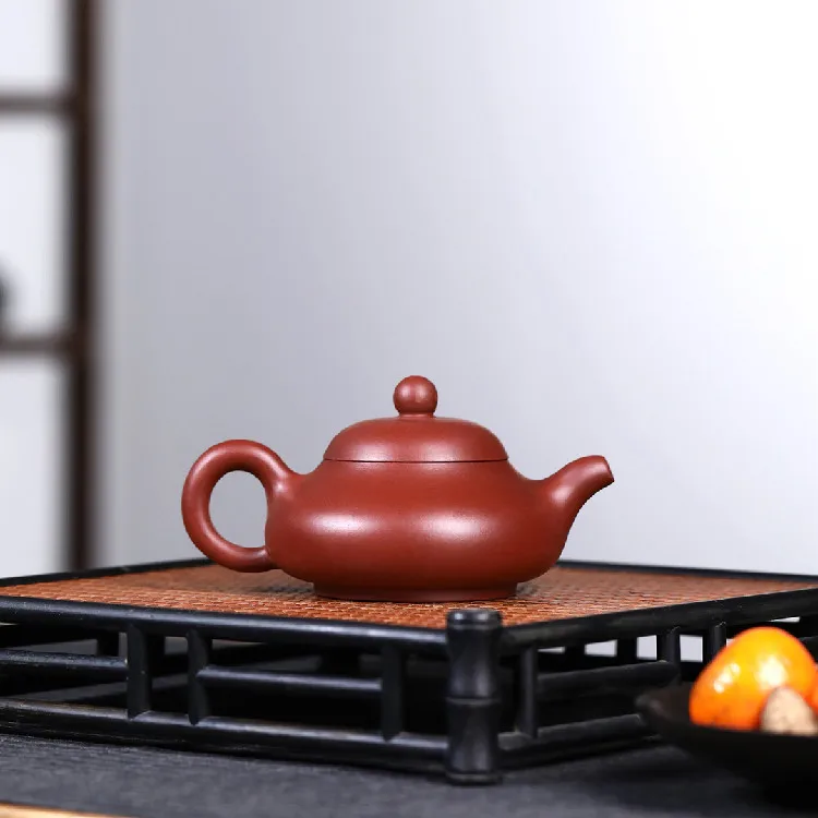 Famous Hand-Painted Ore Dahongpao Tea Classic Jade Milk Purple Sand Teapot Set