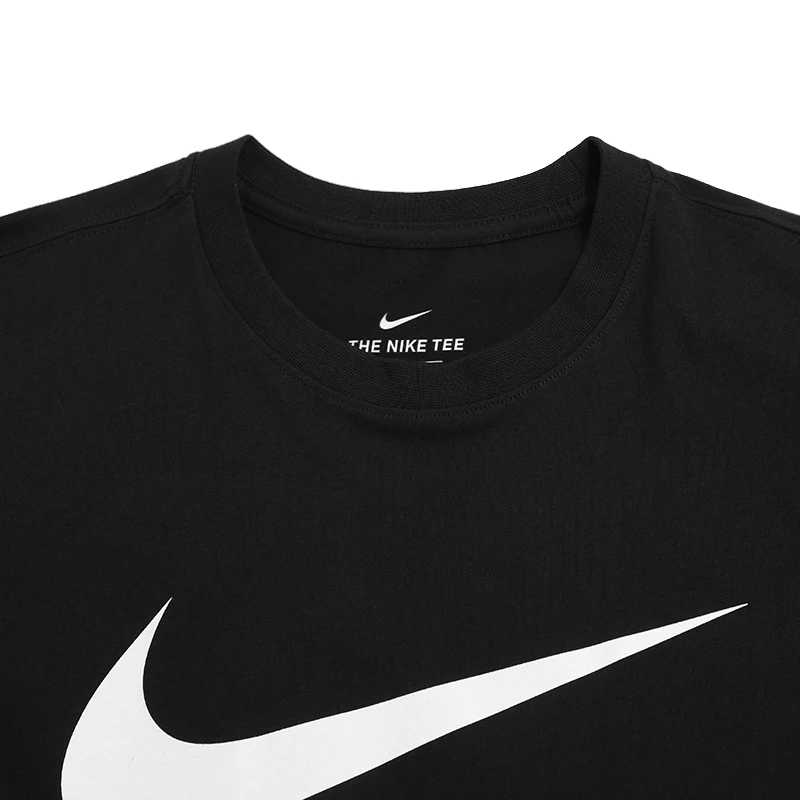 تي شيرت رجالي من Nike as m Nsw Tee Icon Swoosh قطن قابل للتنفس نصف كم للتنقل واللياقة البدنية والرياضة بأكمام قصيرة Dc5095-010