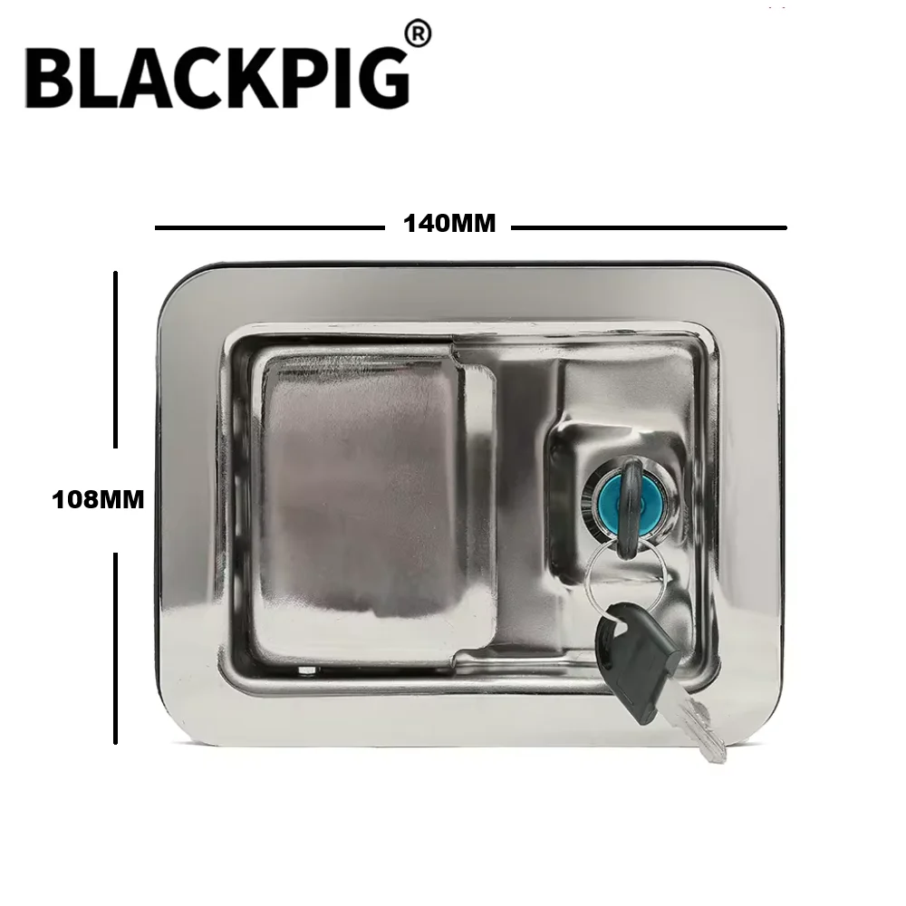 140*108MM Stainless Steel Silent Diesel Generator Set Door Panel Lock Electric Genset Parts Accessories