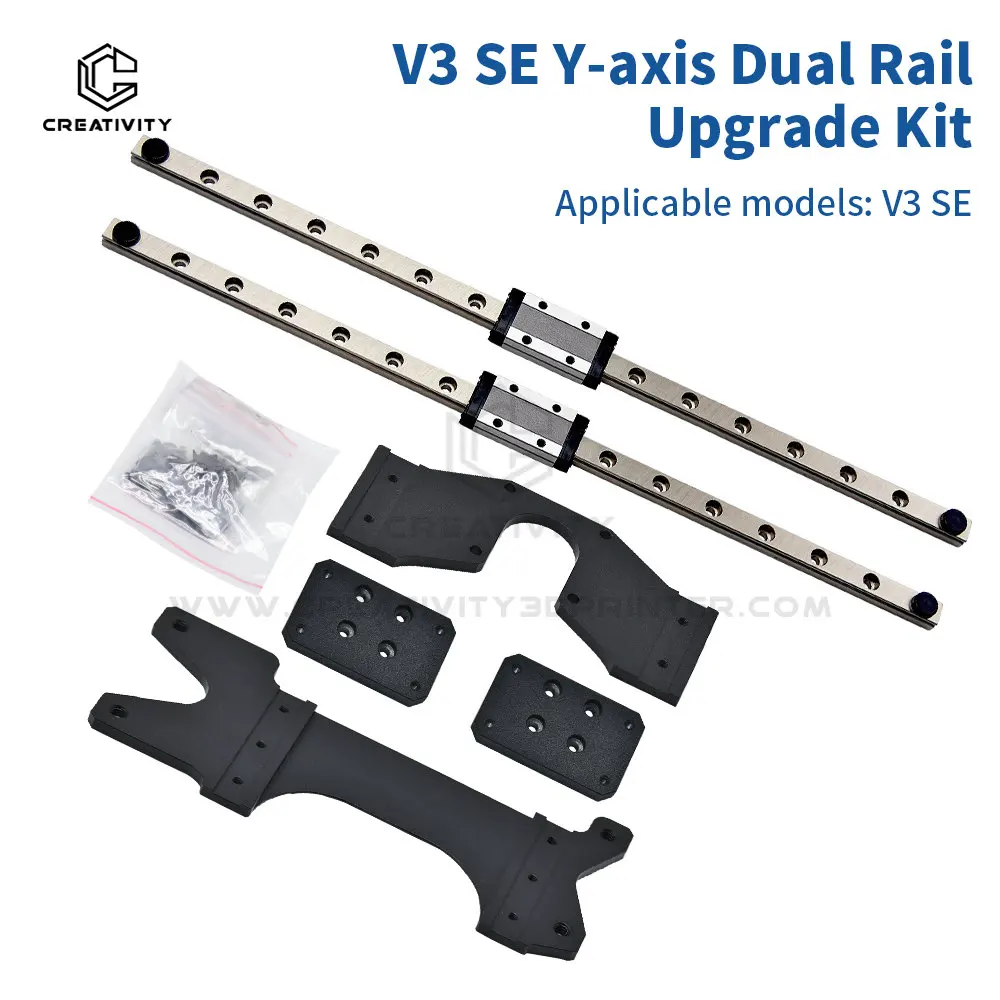 Ender3 v3 se atualização Y-AXIS kit ke liner rail kit mmn9h kit de adaptadores de trilho linear conjunto de trilho linear para ender 3 v3 se/ke impressora 3d