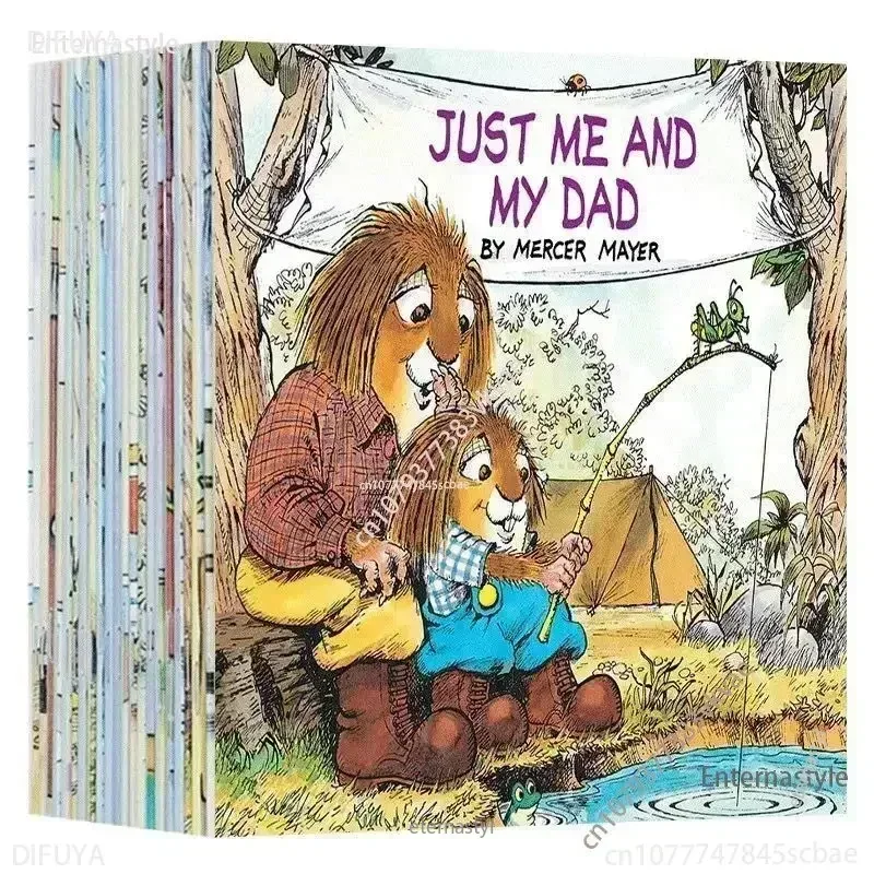 Books of24 Sets of Little Hairy Man and Little Hairy Monster Series Children'S Story Books Recommended By Wang Peijun Difuya