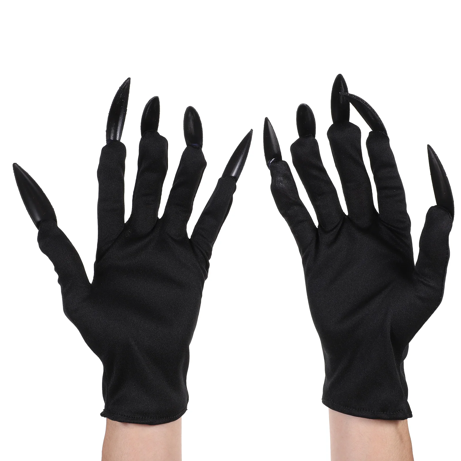

Halloween Nail Gloves Adult Costume Fingernails Creepy Cloth Cosplay Party Accessories Long Lasting Elastic Scary Atmosphere