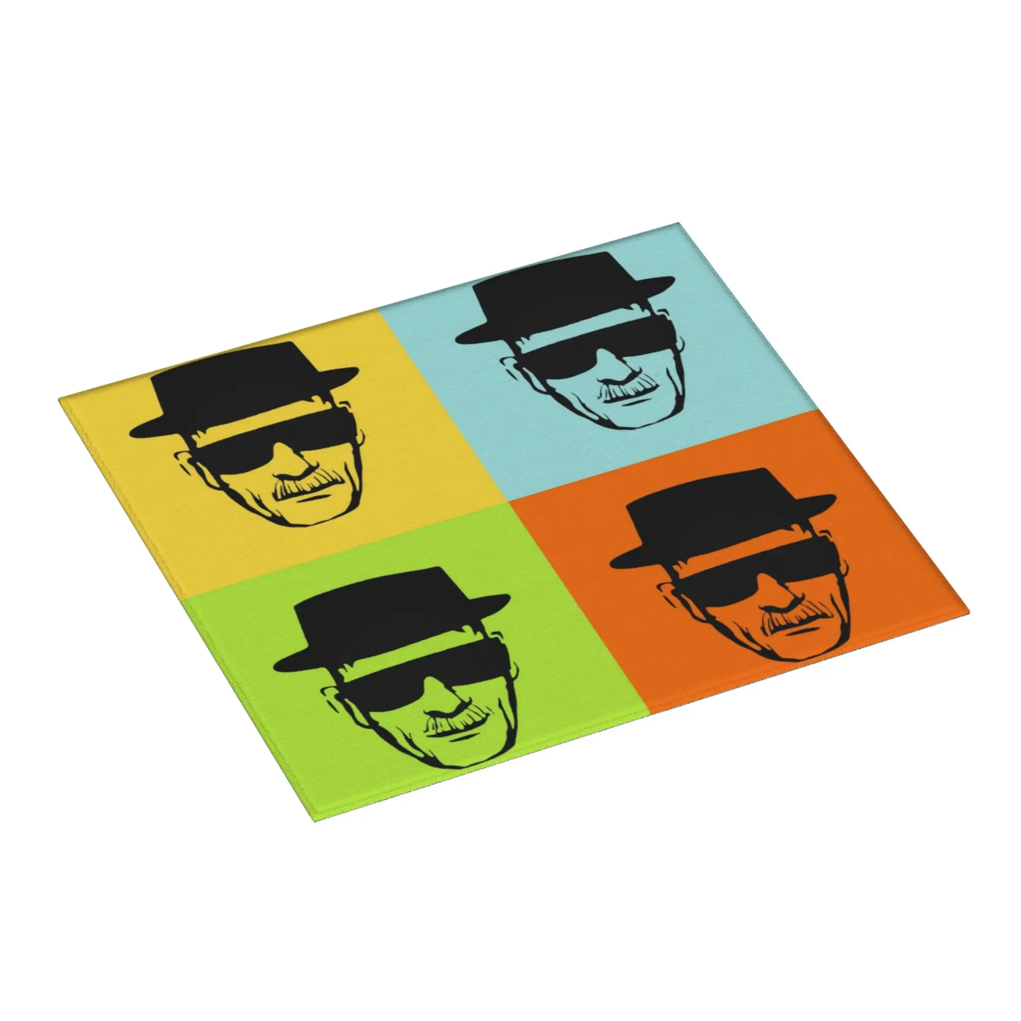 Breaking Heisenberg TV Show Bad Drying Mat For Kitchen Waterproof Non‑Slip Oil Proof Reusable  Bathroom Countertop Protector Mat