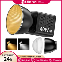 Ulanzi L023 40W Pro Portable LED Video Light Bi-Color COB Photographic Studio Light 2500K-6500K 3400mAh for Video Live-streaming