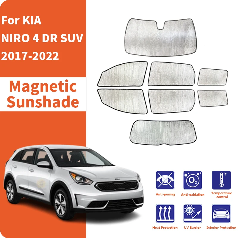 

Custom Car Window Sunshade Anti-UV Car Sun Window Visors Sunshade Covers Accessories For KIA NIRO 4 DR SUV 2017-2022