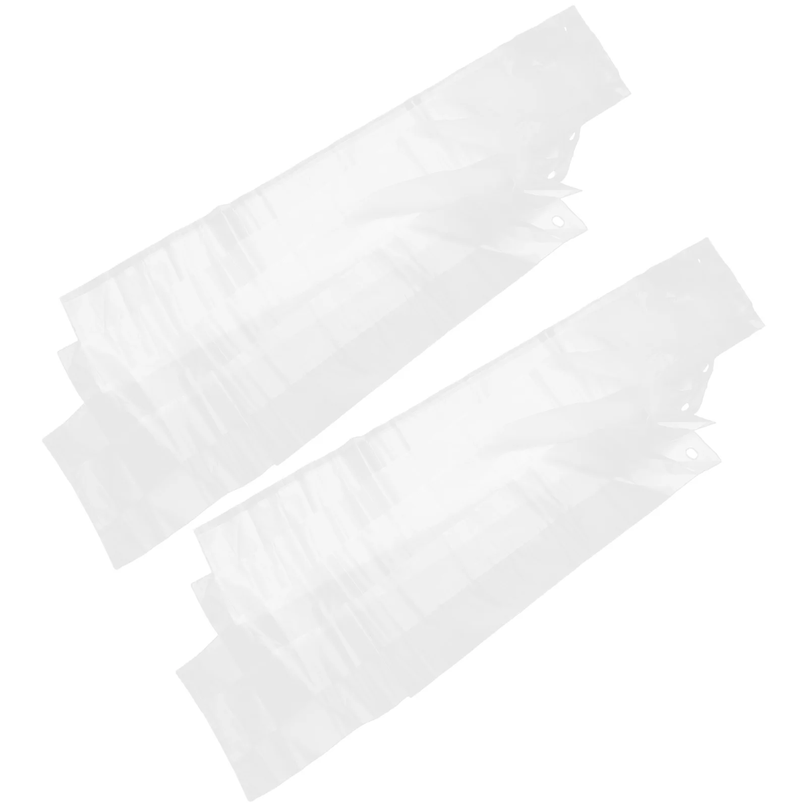 

200Pcs Long Handle Umbrella Bags Disposable Plastic 13x72cm Clear Protective Wet Umbrella Storage Bag Pouch for Travel