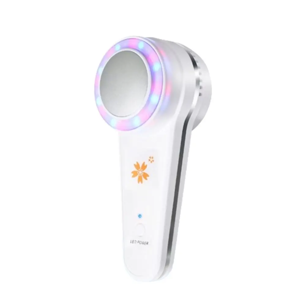 

Rechargeable Photon Beauty Instrument Red Blue Green Light Skin Lifting Hot Cold Hammer Portable Shrink Pores