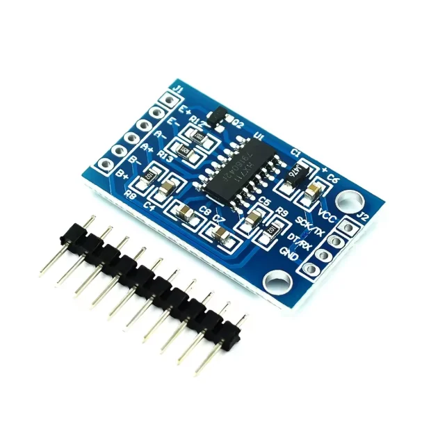 HX711 AD serial port module microcontroller electronic scale weighing sensor 24 bit precision pressure sensor